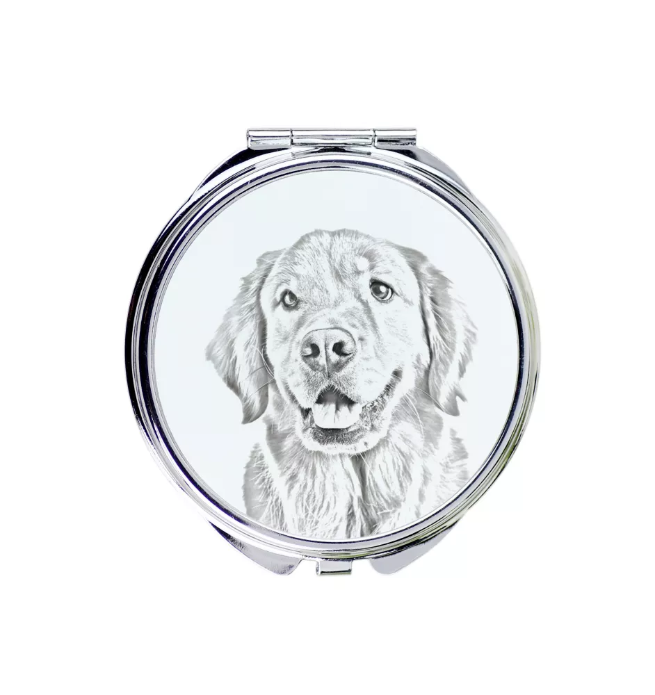 Golden Retriever lusterko ze zdjęciem psa Art-Dog