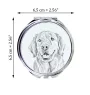 Golden Retriever lusterko ze zdjęciem psa Art-Dog