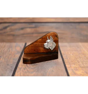 Dogue allemand, Grand danois I - bougeoir en bois avec un chien, support pour bougie chauffe-plat, lieu de mémoire pour chien de la marque Art-Dog