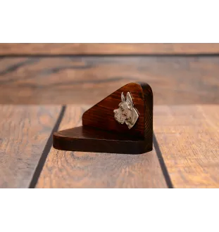 Dogue allemand, Grand danois I - bougeoir en bois avec un chien, support pour bougie chauffe-plat, lieu de mémoire pour chien de la marque Art-Dog