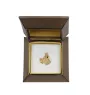 Great Dane I - Dog brooch in decorative box, elegant gold-plated pin, Art-Dog brand jacket pin