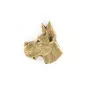 Great Dane I - Dog brooch in decorative box, elegant gold-plated pin, Art-Dog brand jacket pin