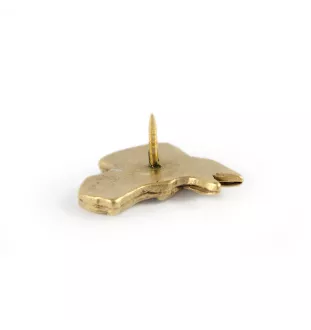 Dogue allemand, Grand danois I - broche plaquée or, ornement élégant pour chien, broche unique de la marque Art-Dog