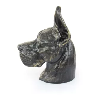 Dogue allemand, Grand danois I - buste de chien, grande tête de chien pour le jardin, décoration de salon unique par la marque Art-Dog