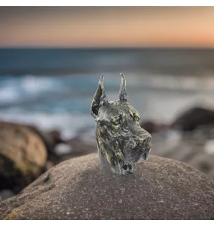 Deutsche Dogge, Ulmer Dogge, Große Dogge I - Hundebüste, großer Hundekopf für den Garten, einzigartige Wohnzimmerdekoration der Marke Art-Dog