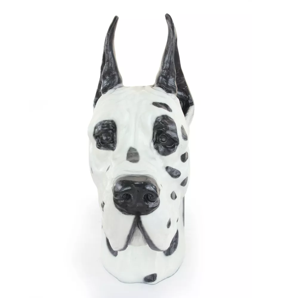 Dogue allemand, Grand danois II - buste de chien, grande tête de chien pour le jardin, décoration de salon unique par la marque Art-Dog