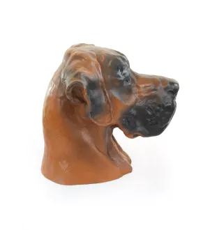 Deutsche Dogge, Ulmer Dogge, Große Dogge III - Hundebüste, großer Hundekopf für den Garten, einzigartige Wohnzimmerdekoration der Marke Art-Dog