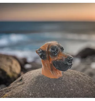 Great Dane III - dog bust, large dog head for the garden, unique living room decoration by Art-Dog brand