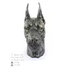 Great Dane I - urn for dog ashes, dog bust, large dog head for garden by Art-Dog