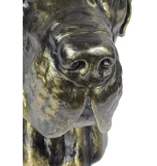 Dogue allemand, Grand danois III - urne pour cendres de chien, buste de chien, grande tête de chien pour le jardin par Art-Dog