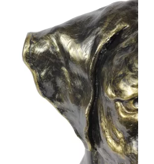 Dogue allemand, Grand danois III - urne pour cendres de chien, buste de chien, grande tête de chien pour le jardin par Art-Dog