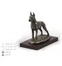 Deutsche Dogge, Ulmer Dogge, Große Dogge I - Hundestatue, Figur für Büro, Trophäe für Hundeausstellung von Art-Dog brand