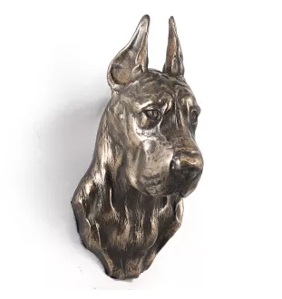 Dogue allemand, Grand danois I - Statue de chien, buste suspendu, décoration unique pour les amoureux des chiens par la marque Art-Dog
