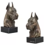 Great Dane I - Dog statue, bust on stone base, sculpture, trophy for dog show by Art-Dog brand