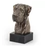 Great Dane II - Dog statue, bust on stone base, sculpture, trophy for dog show by Art-Dog brand