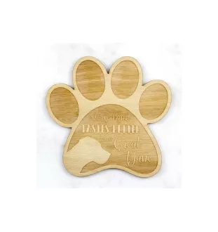 Great Dane II - Mug coaster, engraved coaster with dog, gift for dog lover by Art-Dog brand