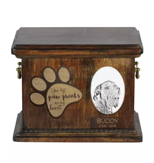 Dogue allemand, Grand danois - urne pour cendres de chien, urne personnalisée avec photo, urne avec photo de chien de la marque Art-Dog