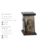 Deutsche Dogge, Ulmer Dogge, Große Dogge I eine Ascheurne für Hunde, eine elegante Urne mit einer Statue, eine Gedenkurne mit dem Porträt eines Hundes von der Marke Art-Dog