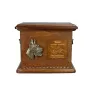 Great Dane I - urn for dog ashes, personalized urn with engraving and bas-relief, commemorative box for dog ashes by Art-Dog brand