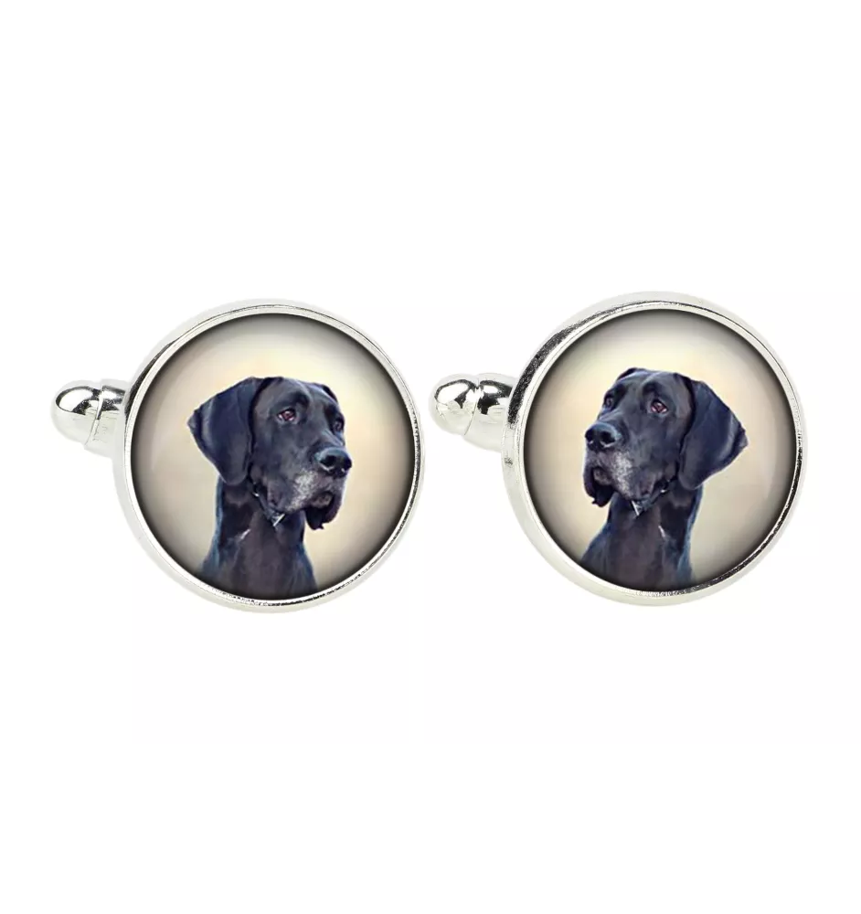Great Dane - cufflinks, a shirt accessory, a shirt pendant from the Art-Dog brand