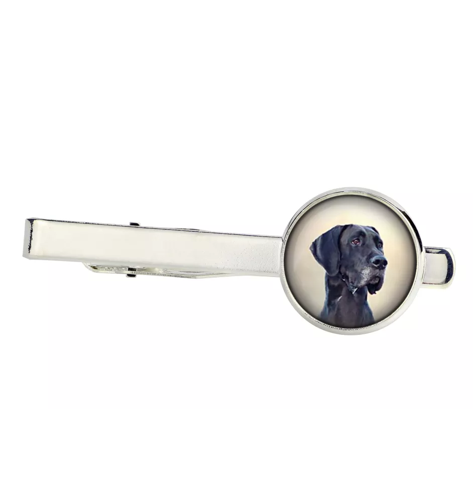 Great Dane - tie clip, ornament, jewelry for an evening outfit by Art-Dog