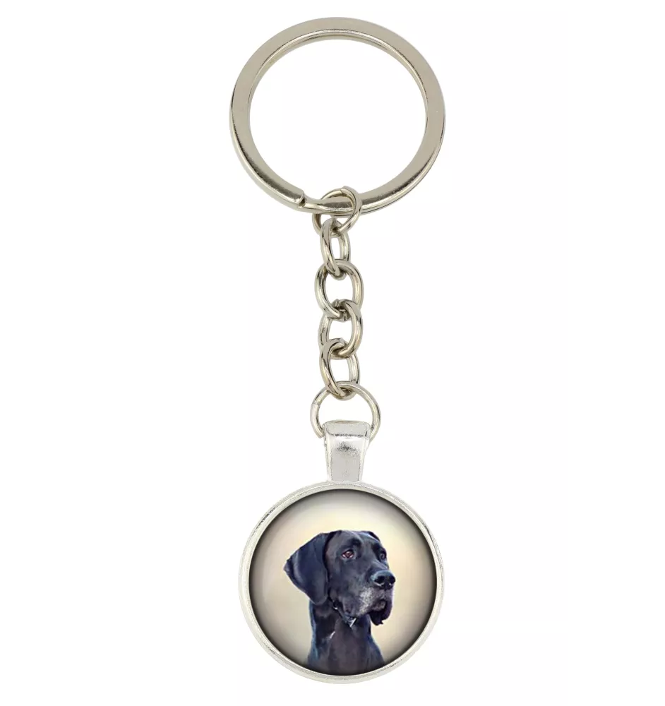 Great Dane - keychain with your photo, key decoration, bag pendant from Art-Dog brand