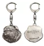 Gryfonik brukselski brelok posrebrzany Art-Dog