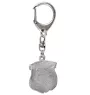 Brüsseler Griffon, Griffon Bruxellois - Versilberter Schlüsselanhänger mit Hund, Handtaschen-Dekoration, Rucksack-Anhänger der Marke Art-Dog