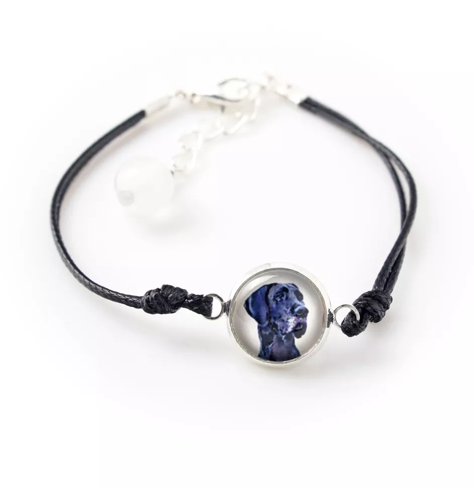 Great Dane - bracelet with your photo handmade, unique jewelry from the Art-Dog brand