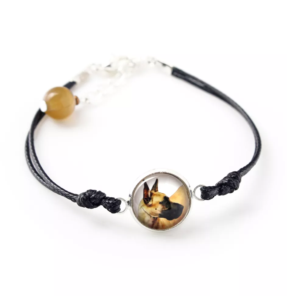 Dogue allemand, Grand danois I - bracelet avec votre photo faite à la main, bijoux unique de la marque Art-Dog