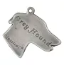 Lévrier anglais, Greyhound - Collier pour chien, bijoux uniques pour les fans de chiens, pendentif vipère unique de la marque Art-Dog