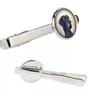 Great Dane - tie clip in a box, stylish tie, personalized jewelry from the Art-Dog brand