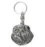 Griffon Bruxellois, Brussels Griffon I - Silver-plated pendant with a dog in a decorative box, handbag decoration, backpack pendant by Art-Dog brand