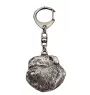 Griffon bruxellois I - Porte-clés argenté avec un chien dans une boîte cadeau, décoration de sac à main, pendentif de sac à dos par la marque Art-Dog