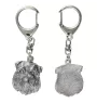Griffon Bruxellois, Brussels Griffon - Silver-plated key ring with a dog in a gift box, handbag decoration, backpack pendant by Art-Dog brand