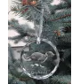 Lévrier anglais, Greyhound - boule de Noël en cristal avec une photo, photo de chien dans le cristal, décoration personnalisée pour sapin de Noël de la marque Art-Dog