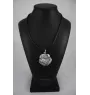Griffon Bruxellois, Brussels Griffon I - Necklace with dog, silver-plated pendant for dog fan, unique jewelry by Art-Dog brand