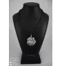 Griffon Bruxellois, Brussels Griffon I - Necklace with dog, silver-plated pendant for dog fan, unique jewelry by Art-Dog brand