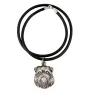 Brüsseler Griffon, Griffon Bruxellois - Halskette mit Hund, versilberter Anhänger für Hundefans, einzigartiger Schmuck der Marke Art-Dog