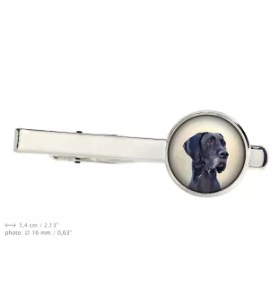 Dogue allemand, Grand danois - Boutons de manchette et cravate avec votre photo, accessoire de costume, bijoux pour hommes de la marque Art-Dog.
