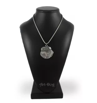 Griffon bruxellois I - Collier pour chien, bijoux uniques pour les fans de chiens, pendentif vipère unique de la marque Art-Dog