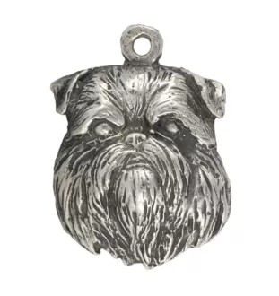 Brüsseler Griffon, Griffon Bruxellois - Hundehalsband, einzigartiger Schmuck für den Hundefan, einzigartiger Kreuzotter-Anhänger der Marke Art-Dog