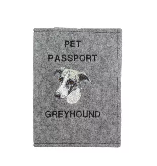 Greyhound etui na paszport Art-Dog