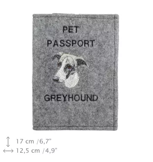 Greyhound etui na paszport Art-Dog