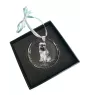 Brüsseler Griffon, Griffon Bruxellois - Kristallkugel mit Foto, Hundebild im Kristall, personalisierter Christbaumschmuck von Art-Dog.