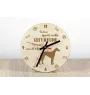 Lévrier anglais, Greyhound - horloge avec chien, horloge en bois avec gravure, horloge personnalisée par Art-Dog