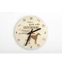 Greyhound, Grosser Englischer Windhund - Uhr mit Hund, Holzuhr mit Gravur, personalisierte Uhr von Art-Dog