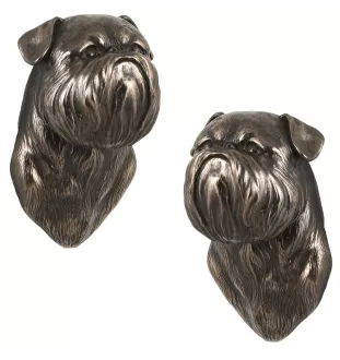 Brüsseler Griffon, Griffon Bruxellois - Hundestatue, hängende Büste, einzigartige Dekoration für Hundeliebhaber der Marke Art-Dog