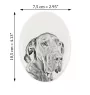 Dogue allemand, Grand danois I - une plaque commémorative avec une photo de chien, une plaque funéraire avec une impression, une plaque ovale personnalisée de la marque Art-Dog