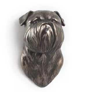 Griffon bruxellois - Statue de chien, buste suspendu, décoration unique pour les amoureux des chiens par la marque Art-Dog